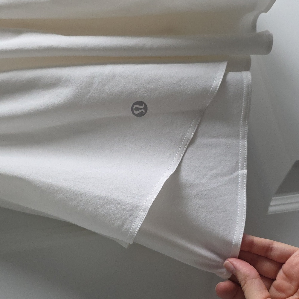 Lululemon Athletica White Tennis/paddleball/pickleball Skirt Size 8 G133 - Picture 4 of 11
